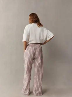 self. Mauve Short Sleeve Pyjamas