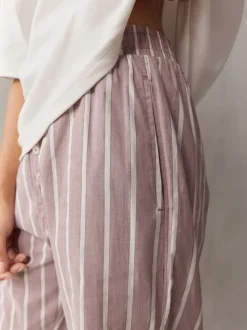 self. Mauve Short Sleeve Pyjamas