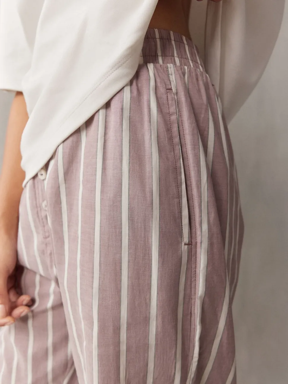 self. Mauve Short Sleeve Pyjamas