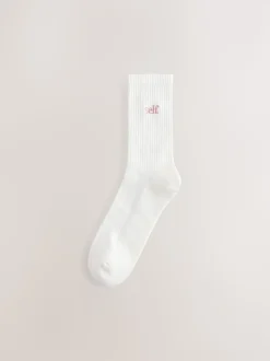 self. Mauve/Grey/Cream 3 Pack Cushion Sole Lounge Ankle Socks 3 Pack