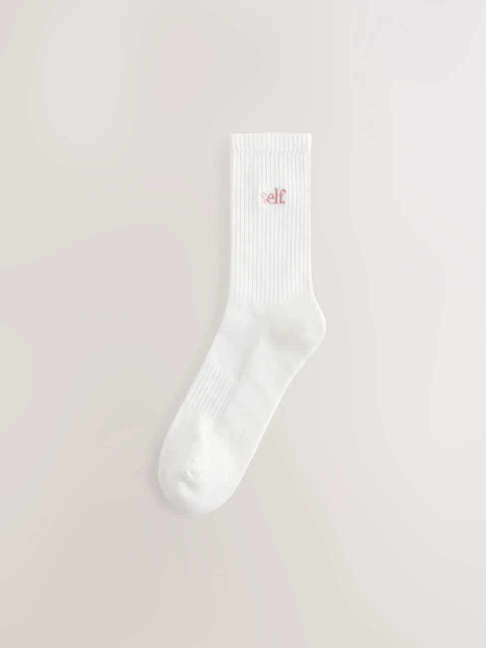 self. Mauve/Grey/Cream 3 Pack Cushion Sole Lounge Ankle Socks 3 Pack