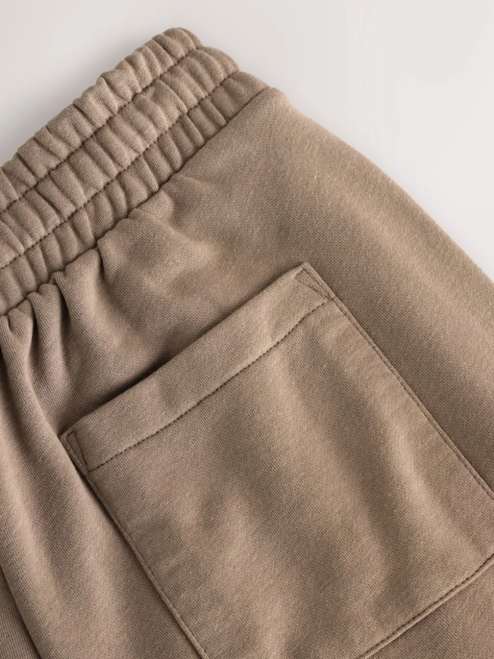 self. Mink Brown Wide Leg Joggers