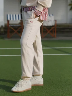 self. Oatmeal Cuffed Joggers