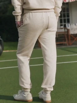 self. Oatmeal Cuffed Joggers