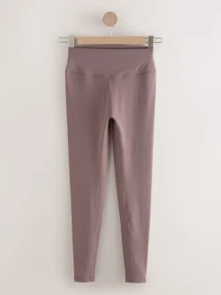 self. Peppercorn Brown High Waist Leggings