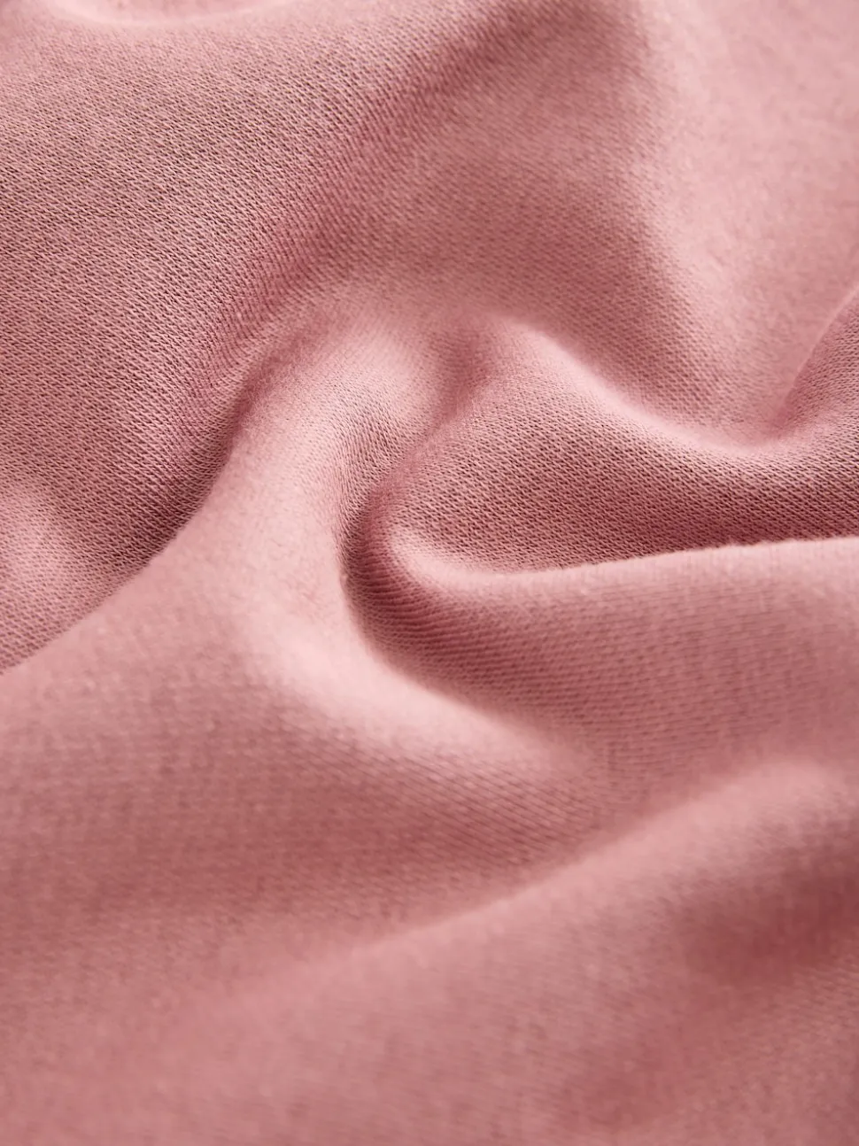 self. Pink Half Zip Sweatshirt