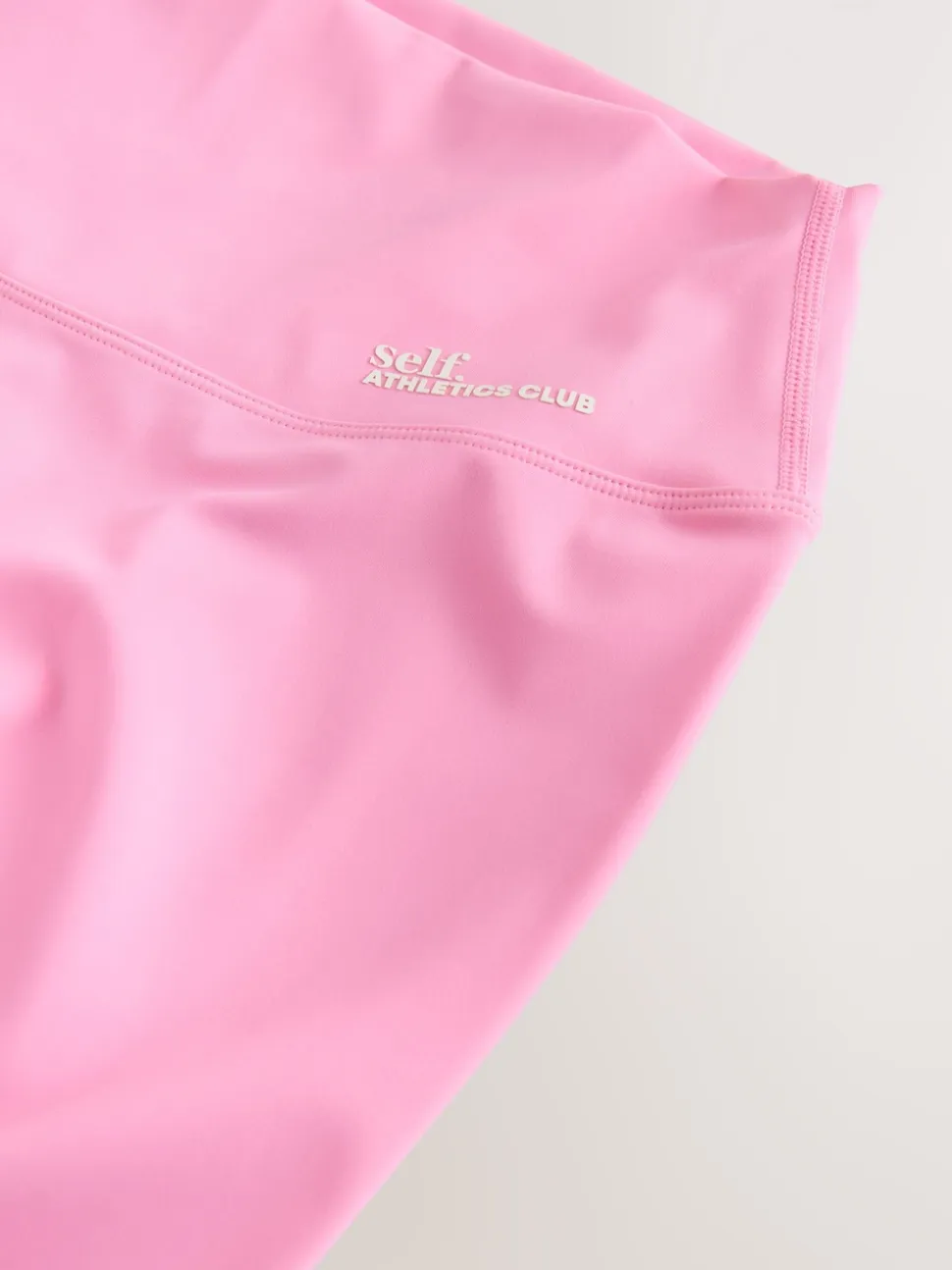 self. Pink High Waist Leggings