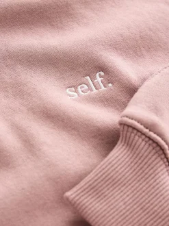 self. Pink Hoodie