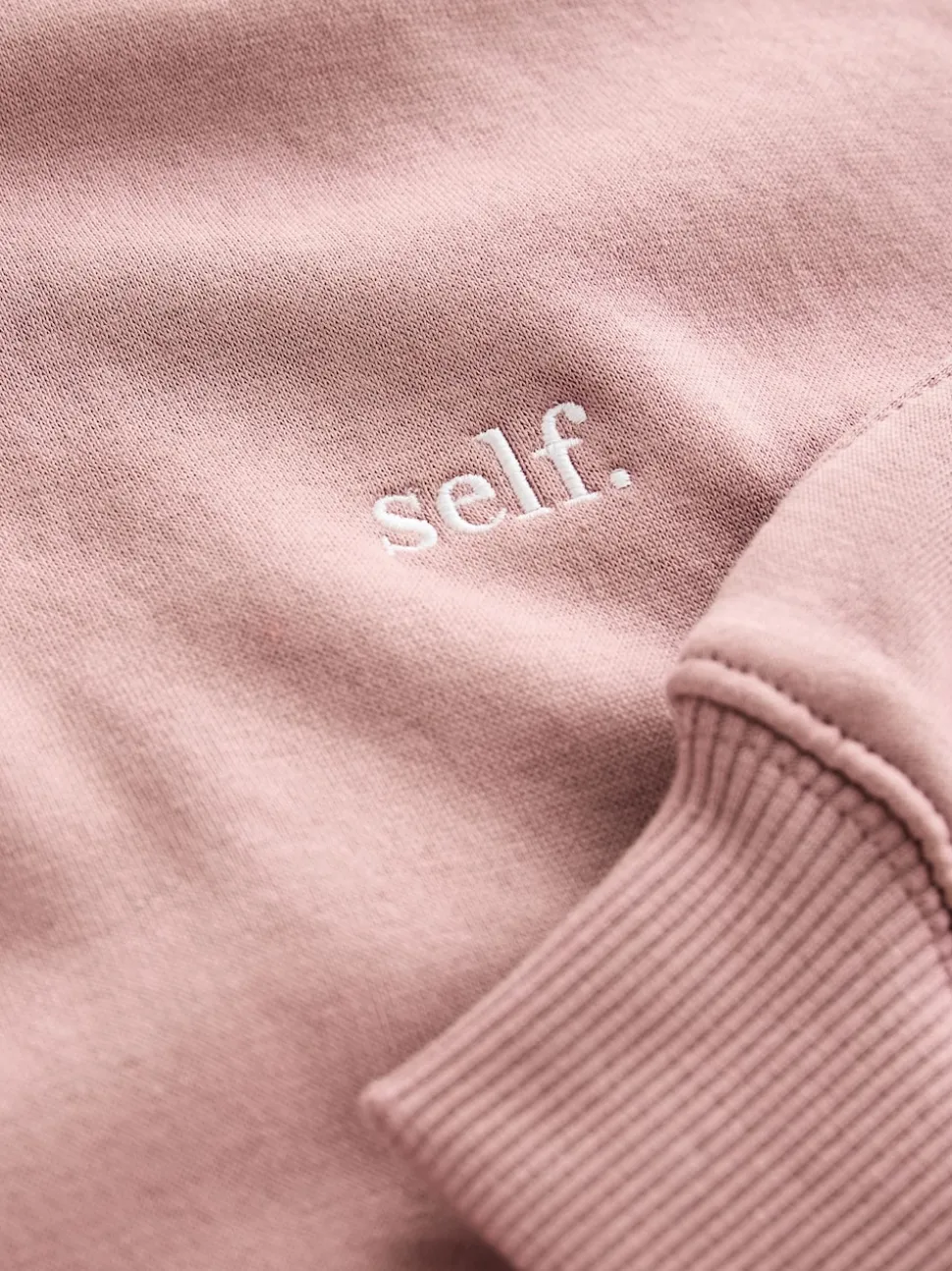 self. Pink Hoodie