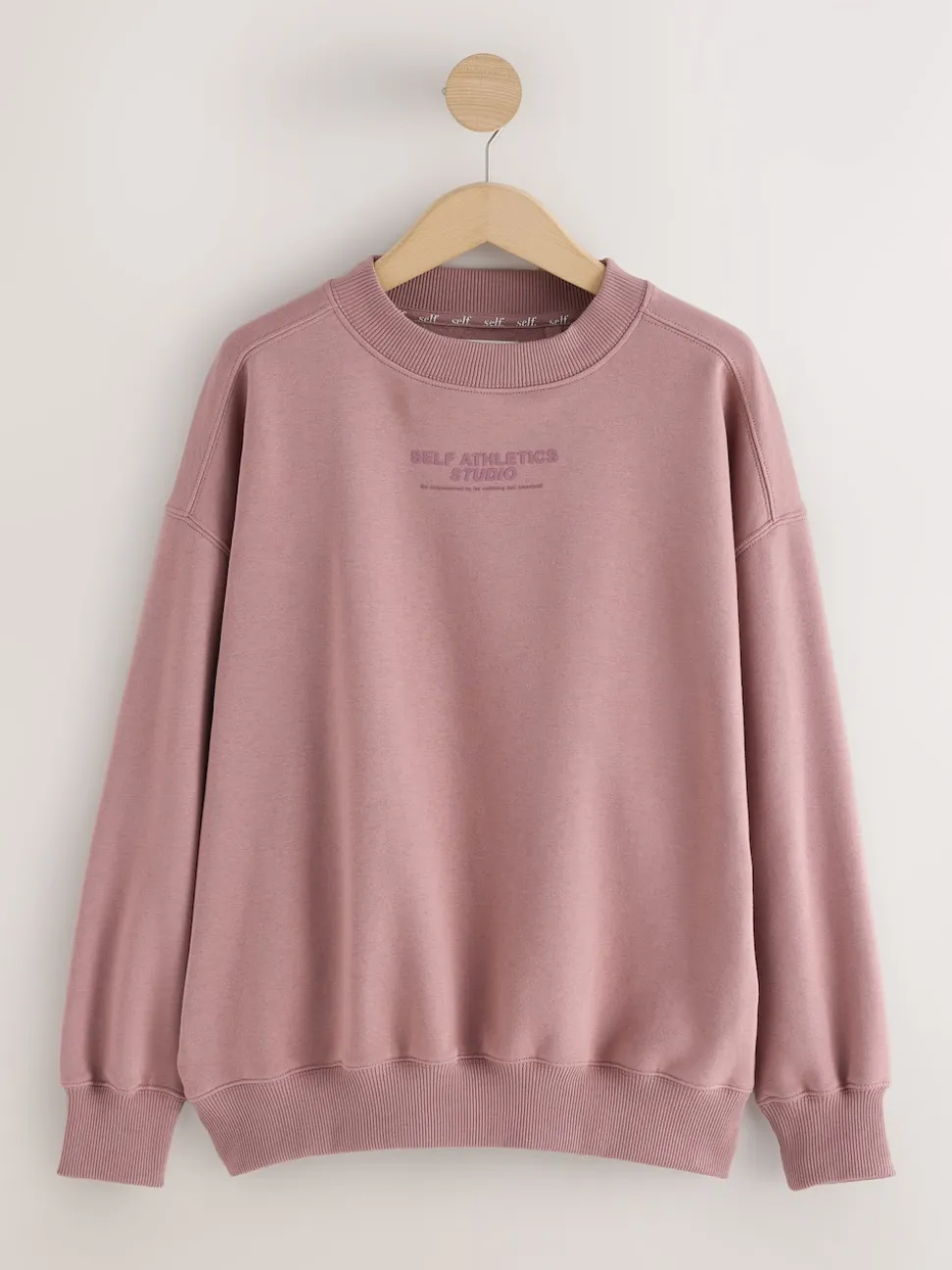 self. Pink Sweatshirt