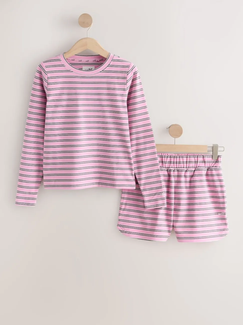 self. Pink Thermal Cosy Fleece Short Pyjamas