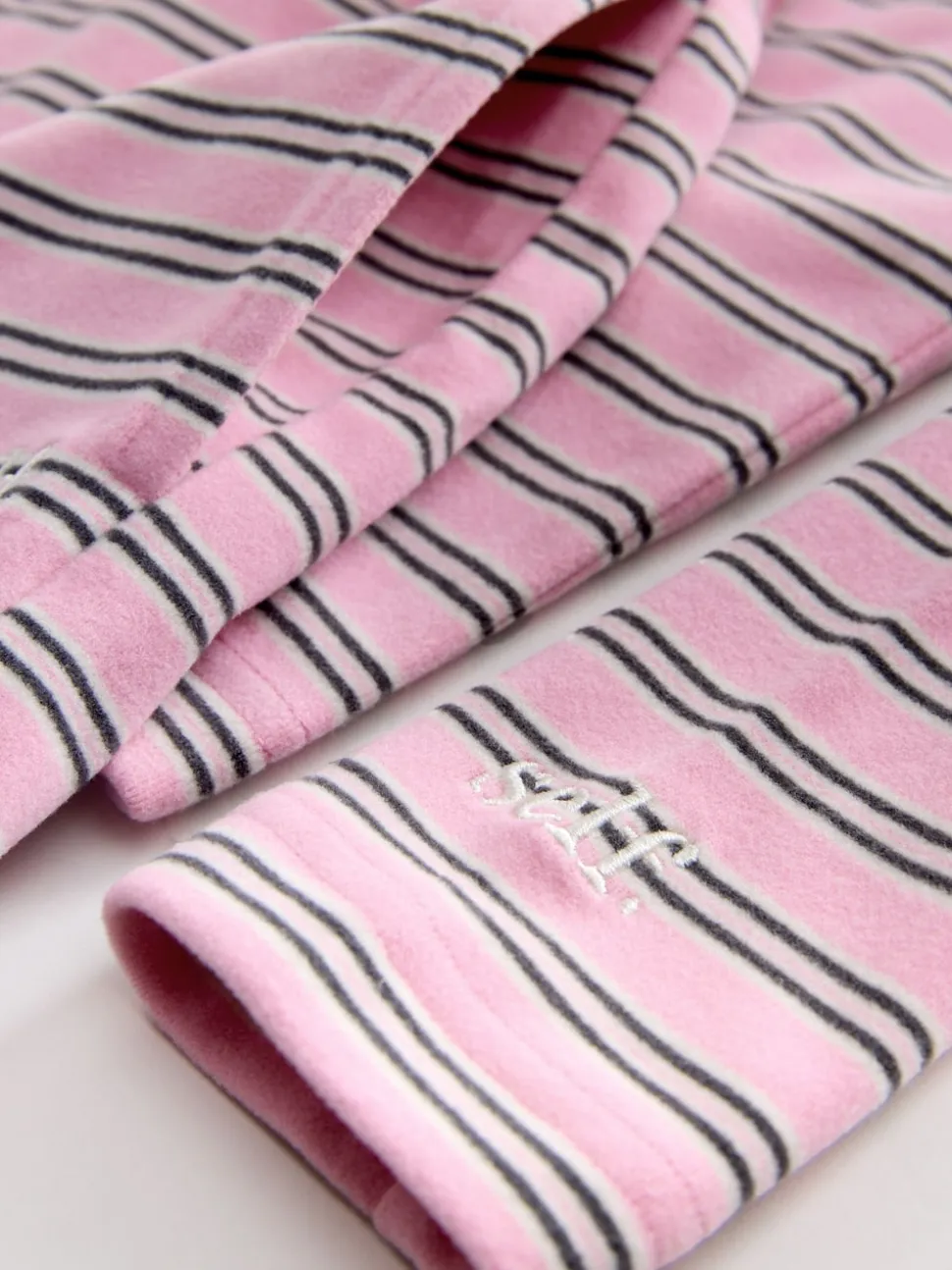 self. Pink Thermal Cosy Fleece Short Pyjamas