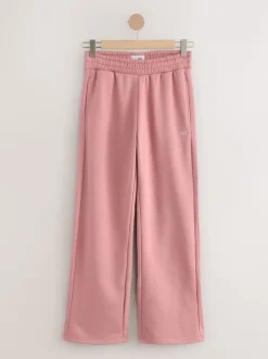 self. Pink Wide Leg Joggers