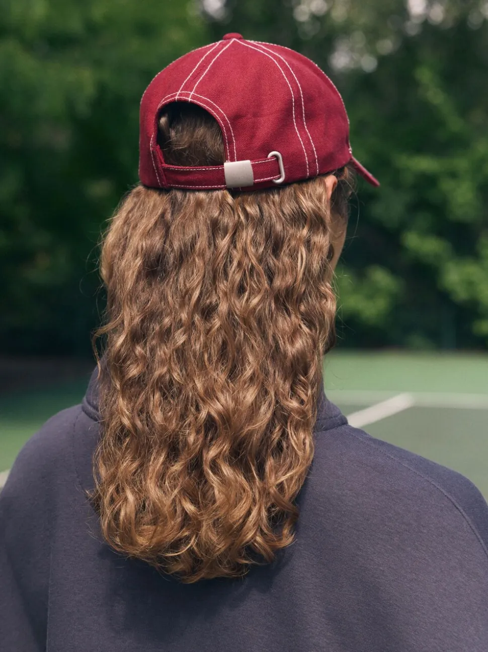 self. Red Slogan Cap