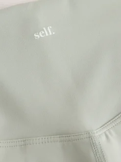 self. Sage Green High Waist Leggings