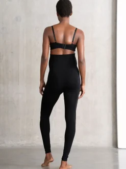 Seraphine Black Soft Bamboo Maternity Leggings Twin Pack