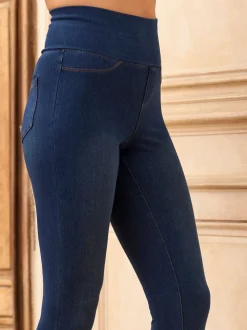 Seraphine Blue & Grey Wash 2 Pack Midbump Maternity Jeggings