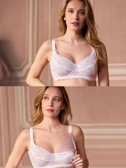 Seraphine Cream Lace Maternity & Nursing Bra