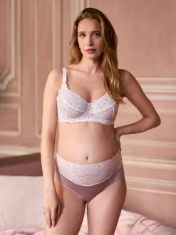 Seraphine Cream Lace Maternity & Nursing Bra