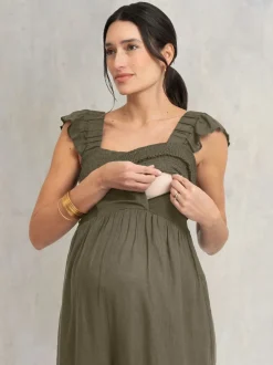 Seraphine Maternity Green Jumpsuit