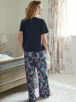 Shabby Chic by Rachel Ashwell® Navy Short Sleeve Jersey Pyjamas