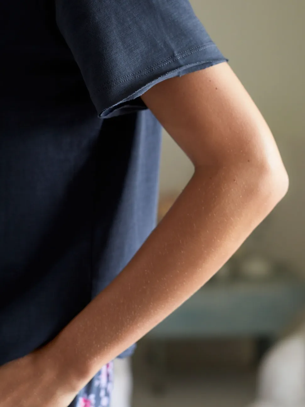 Shabby Chic by Rachel Ashwell® Navy Short Sleeve Jersey Pyjamas