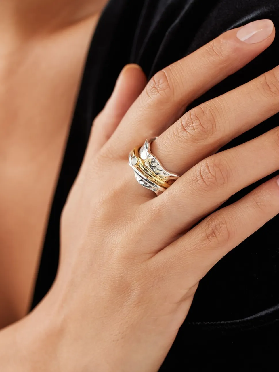 Silver Plated Spinning Ring