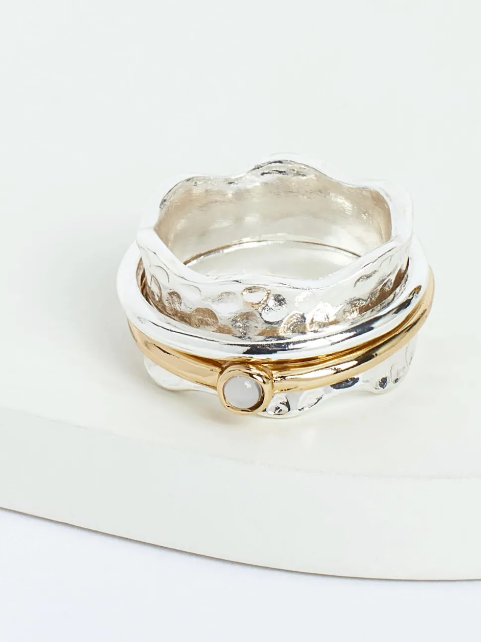 Silver Plated Spinning Ring