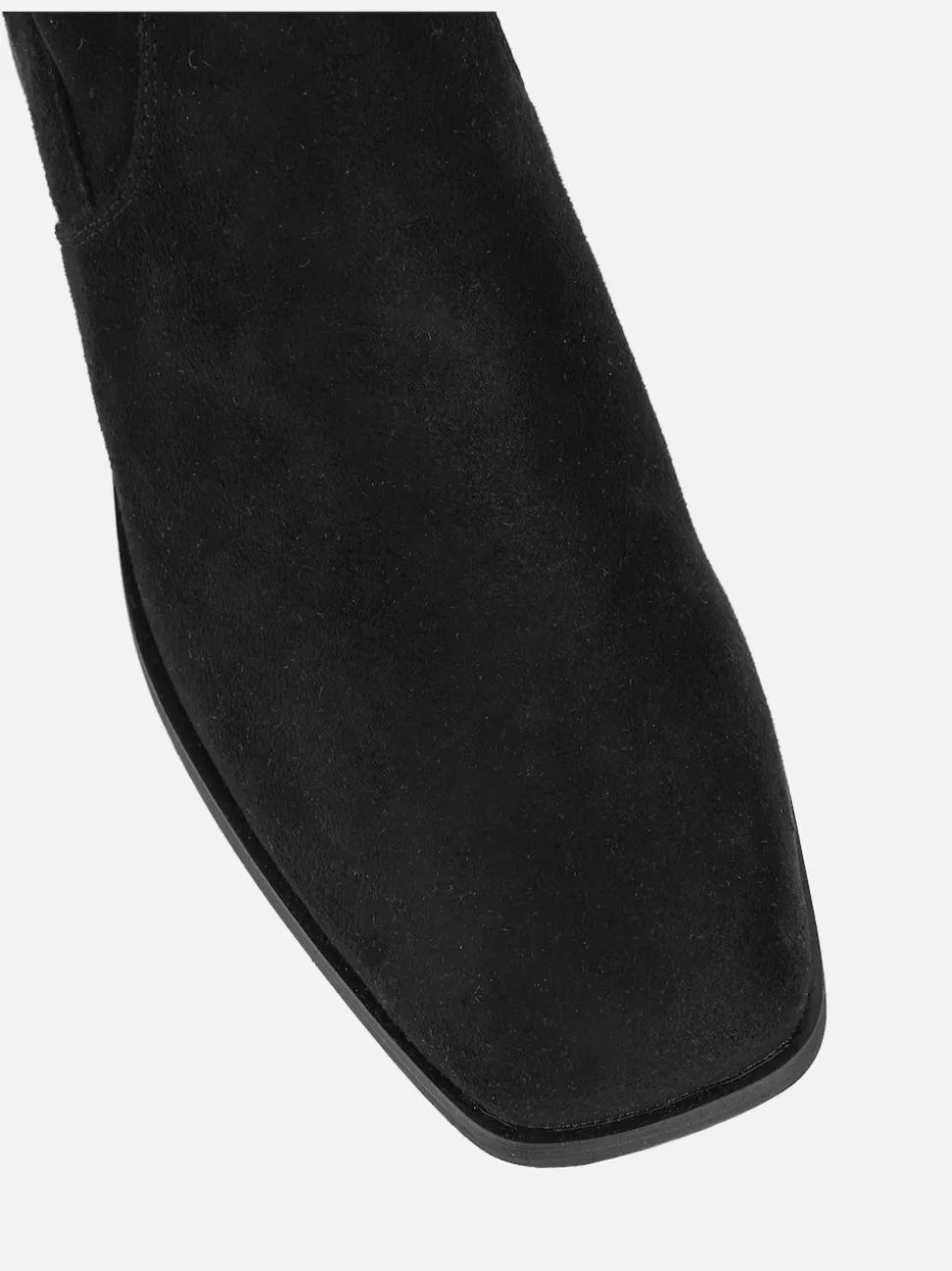 Simmi London Black Xander Knee High Heeled Stretch Boots
