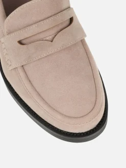Simmi London Cream Dime Penny Loafers