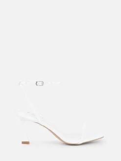 Simmi London White Yesmina Heeled Sandals