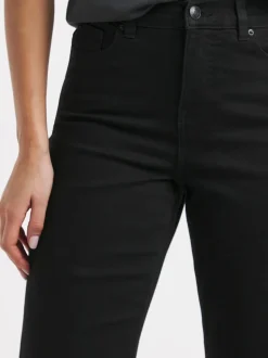 Simply Be Black 24/7 Wide Leg Jeans