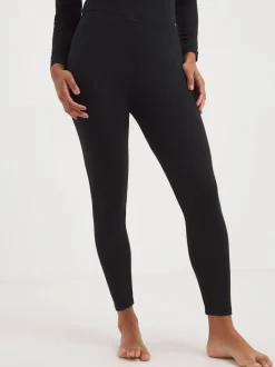 Simply Be Black Thermal Leggings 2 Pack