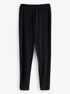 Simply Be Black Thermal Leggings 2 Pack
