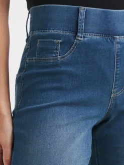 Simply Be Blue Wide Leg Jeggings
