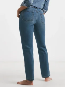 Simply Be Western Blue 24/7 Straight Leg Jeans