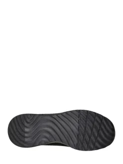 Skechers Black Chrome Womens Bobs Squad Chaos Face Off Trainers