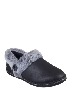 Skechers Black Cosy Campfire Fresh Toast Womens Slippers