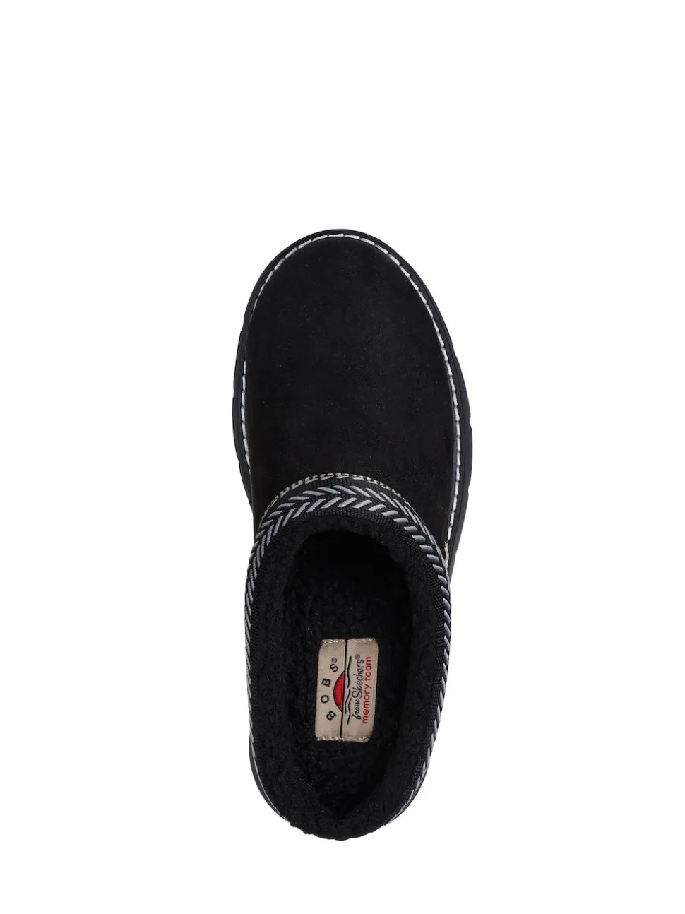 Skechers Black Keepsakes Lite Cozy Fest Slippers
