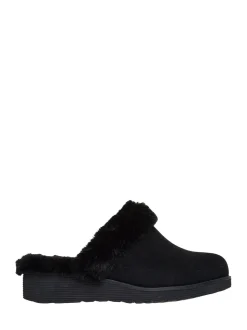 Skechers Black Keepsakes Wedge Time To Cruise Slippers