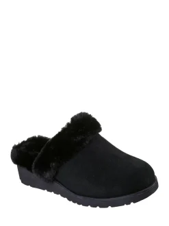 Skechers Black Keepsakes Wedge Time To Cruise Slippers