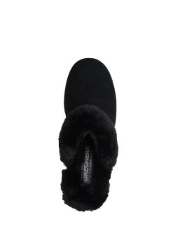 Skechers Black Keepsakes Wedge Time To Cruise Slippers