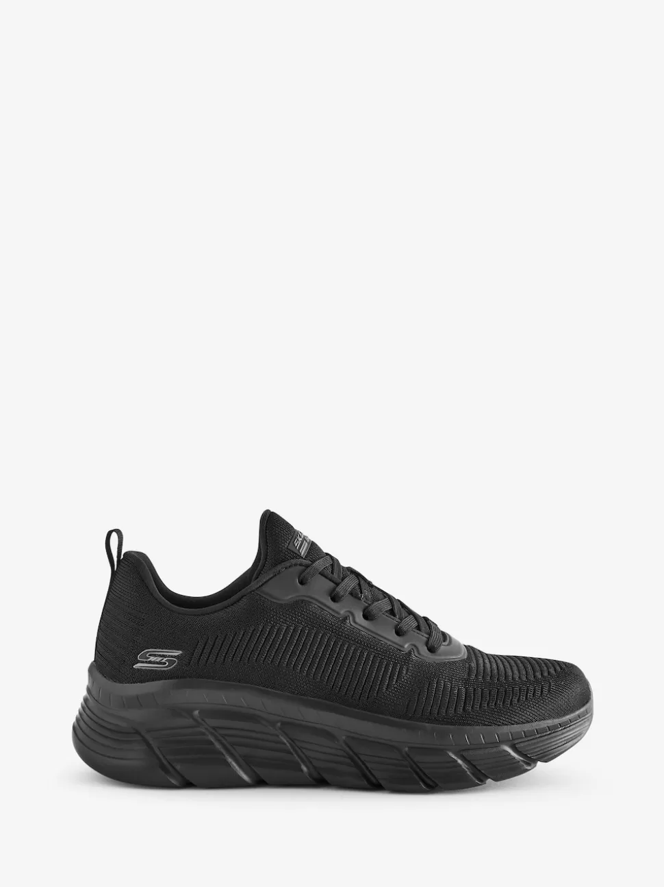 Skechers Black Womens Bobs B Flex Hi Flying Trainers