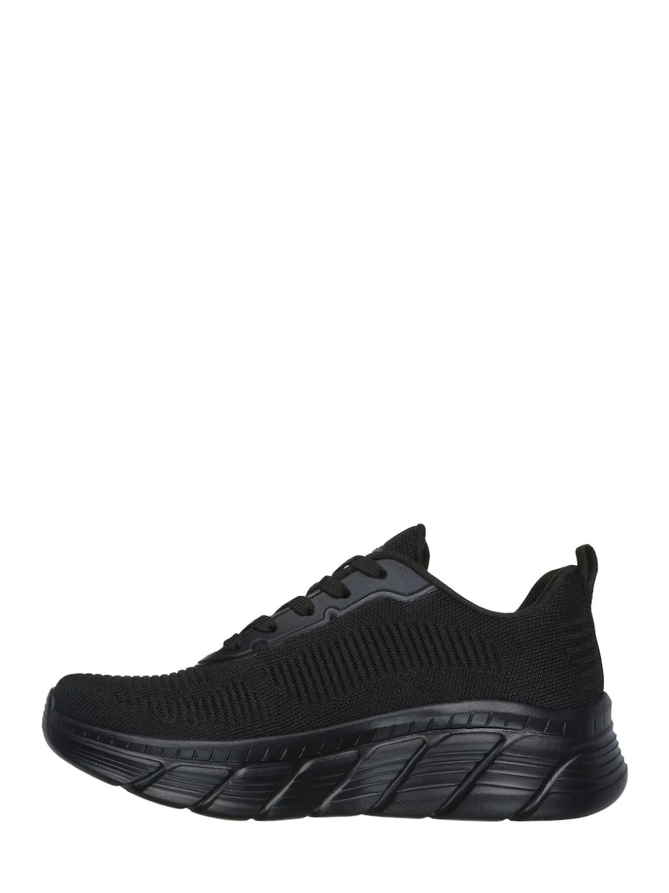 Skechers Black Womens Bobs B Flex Hi Flying Trainers