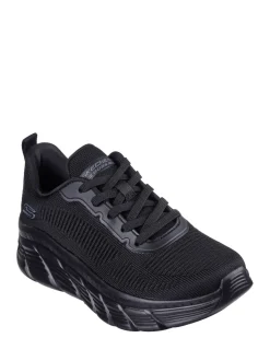 Skechers Black Womens Bobs B Flex Hi Flying Trainers