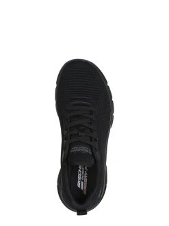 Skechers Black Womens Bobs B Flex Hi Flying Trainers