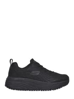 Skechers Black Womens Elite Slip Resistant Arch Fit Trainers
