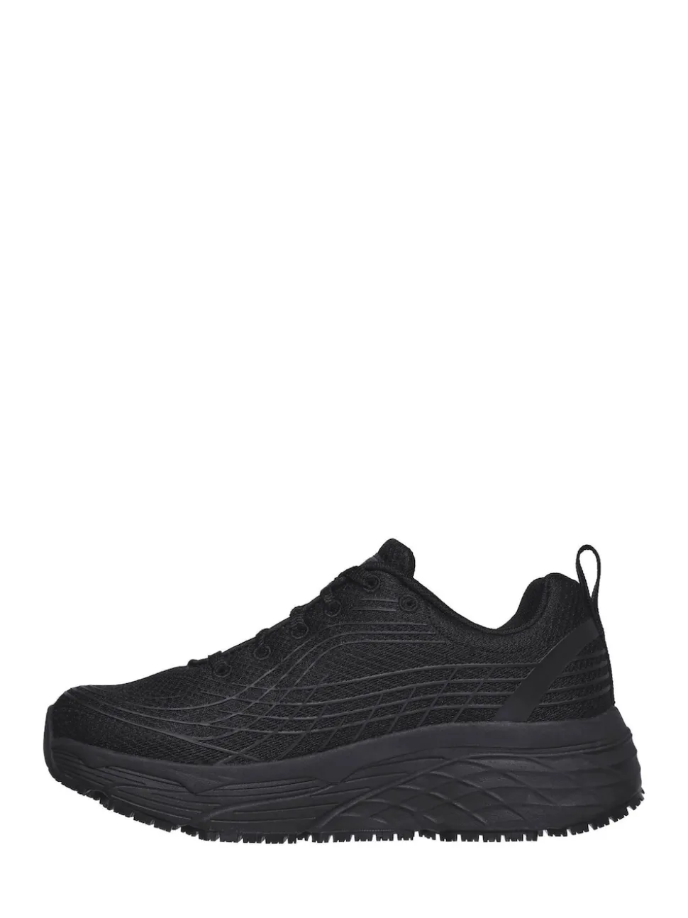 Skechers Black Womens Elite Slip Resistant Arch Fit Trainers
