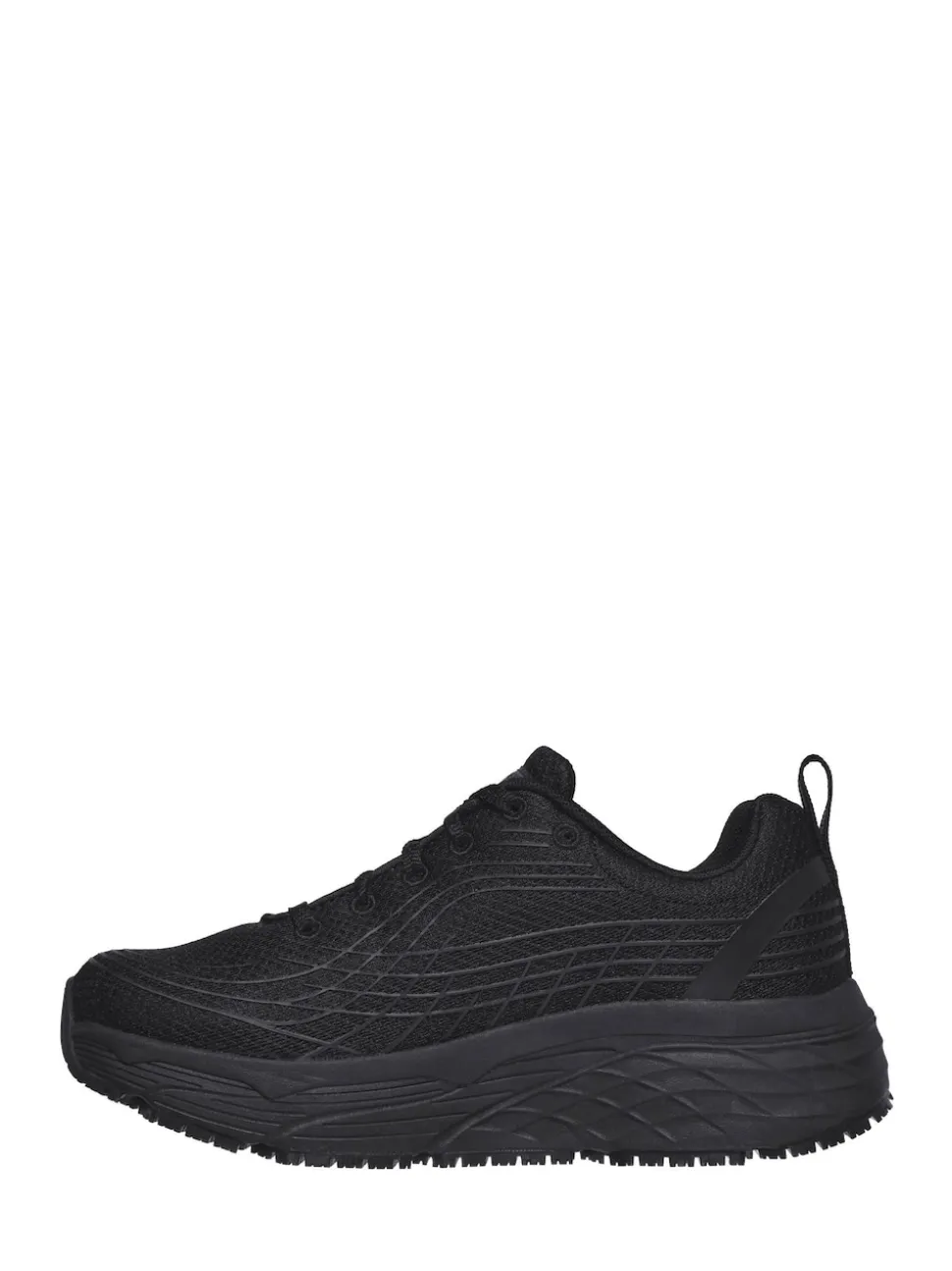 Skechers Black Womens Elite Slip Resistant Arch Fit Trainers