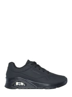 Skechers Black Womens Uno Slip Resistant Work Trainers